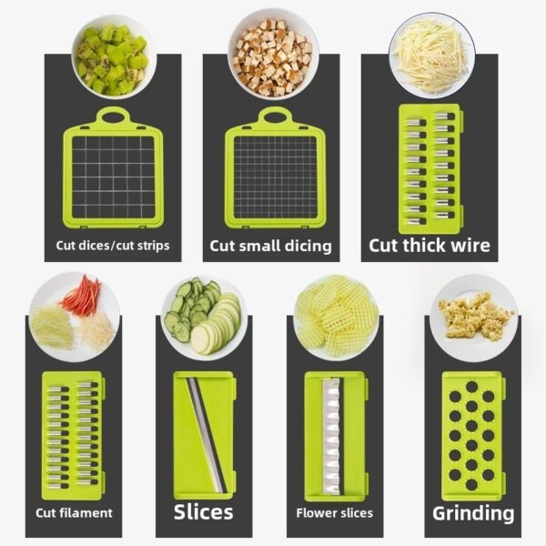 The Rectangular Vegetable Cutter Has A Simple And Elegant Appearance, Reliable Material, And Efficient Cutting, Making It The Best Choice For Cooking Helpers - Image 5