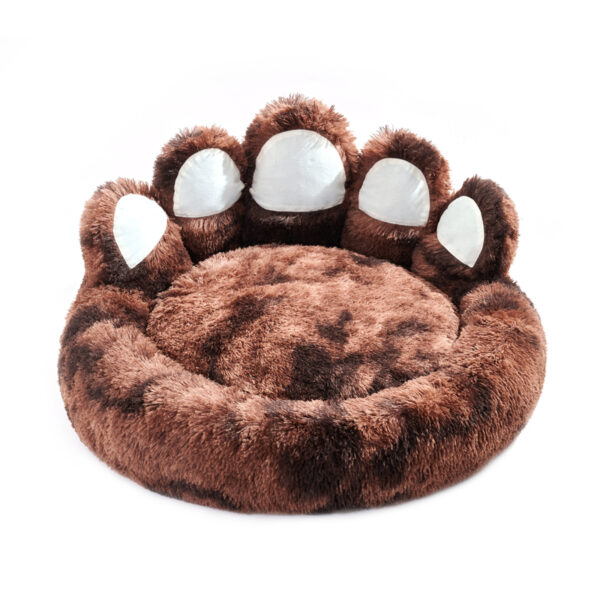 Cute Dog Bear Paw Shape Dog Bed, Dog Beds & Furniture For Small And Medium Dogs, Cozy Plush Cute Cat Beds For Indoor Cats - Image 5