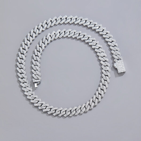 Full Diamond Necklace European Hip Hop - Image 7