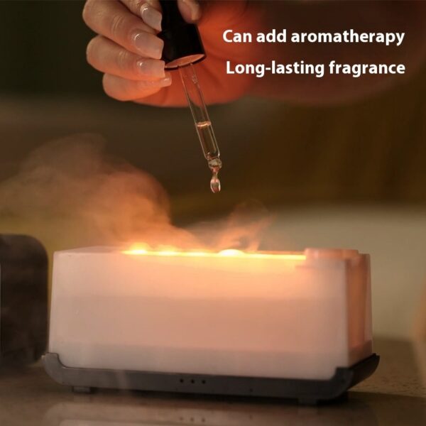 Timing Simulation Aroma Diffuser Usb Household Flame Humidifier  Aromatherapy Machine Spray Air Flame Humidifier Diffuser - Image 2