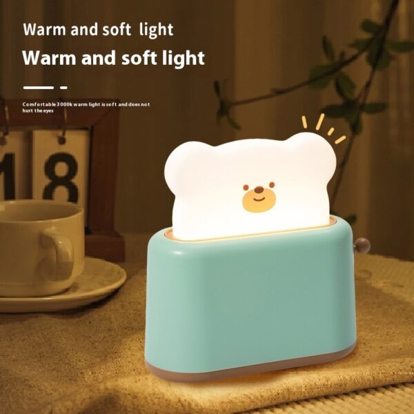 Bread Bear Lamp Desktop Decoration Bedroom Night Light - Image 4