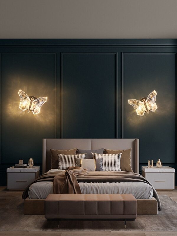 Butterfly Bedroom Decorative Lamp Wall Lamp - Image 4