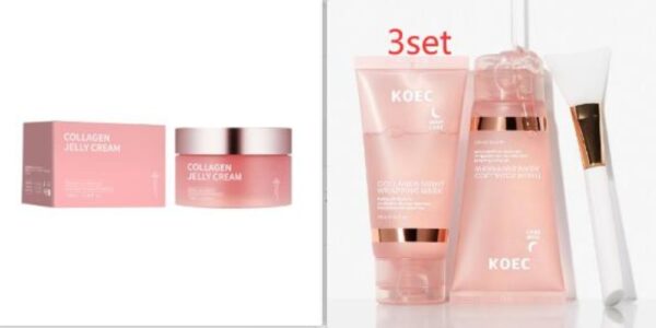 Collagen Jelly Face Cream Nicotinamide Gel Moisturizing And Brightening Facial Mask Anti-aging Shrinks Pores Jelly Cream Essence - Image 2