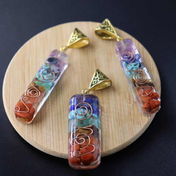 Retro Reiki Healing Energy Crystal Pendant Natural Stone For Yoga Meditation Spiritual 7 Chakra Jewelry Necklace Amulet - Image 6