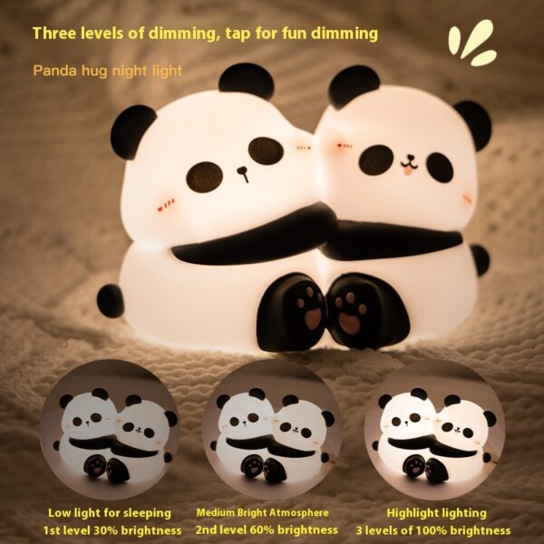 Panda Hug Small Night Lamp LED Desktop Decoration Night Light - Image 4