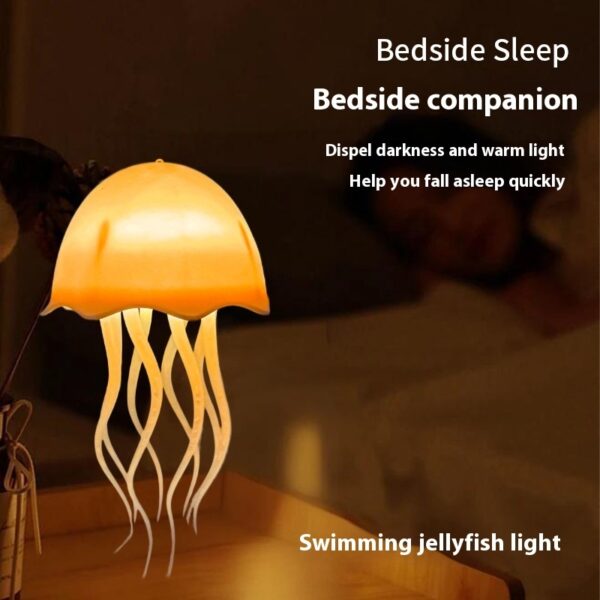 Jellyfish Lamp USB Colorful Voice Control Swimming Ambience Light - Image 3