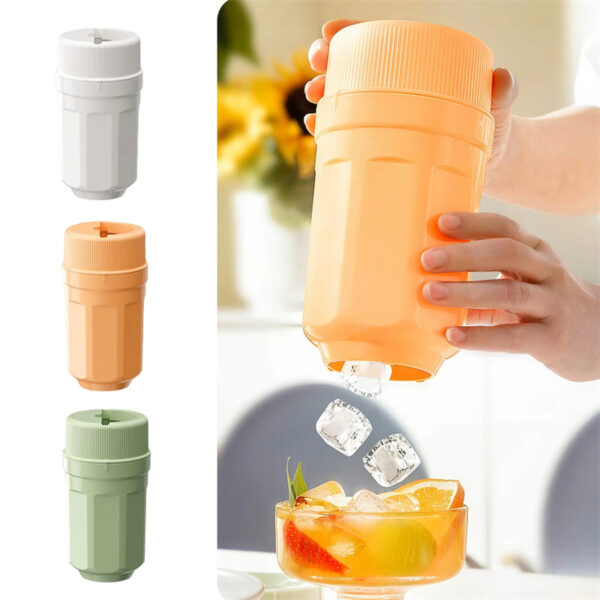 Twisting Ice Cup Rotating Release Ice Cube Trays Rotation With Cover Ice Block Mold For Freezer Home Refrigerator Storage - Image 2