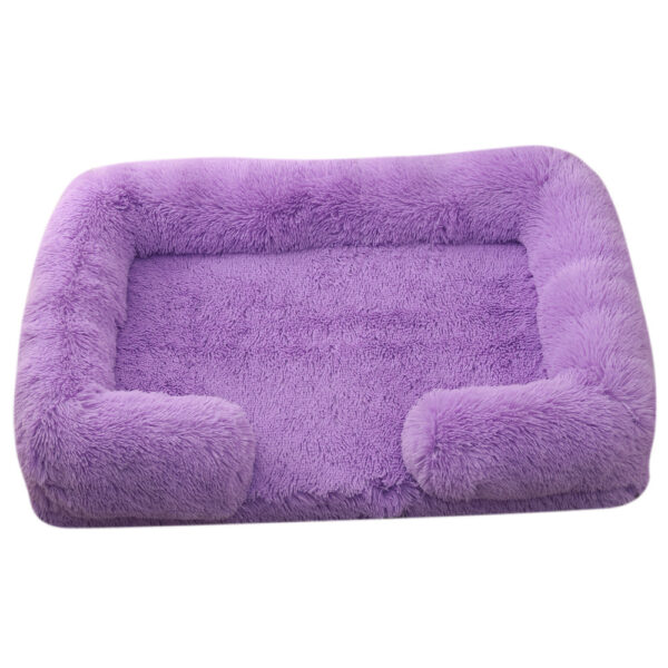 Plush Round Pet Bed Dog Bed Winter - Image 8