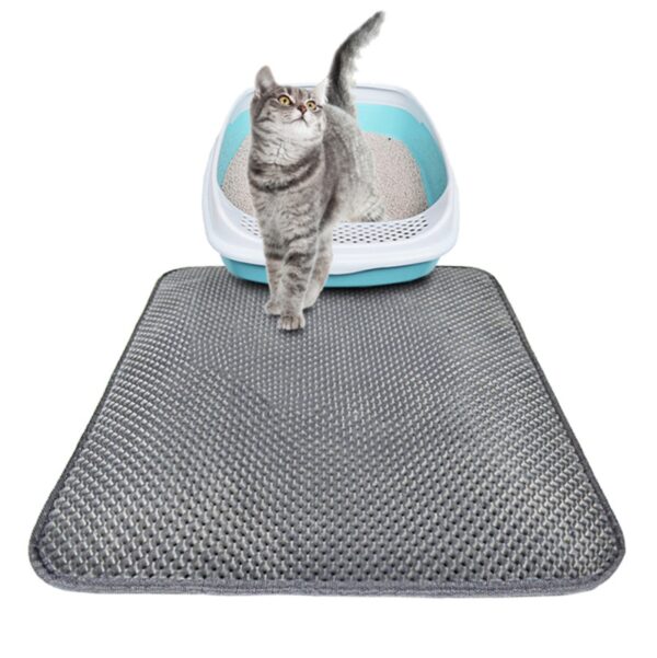 Double Layer Litter Cat Bed Pads Pet Cat Litter Mat Trapping Pets Litter Box Mat Pet Product Bed For Cats House Clean Mat - Image 10