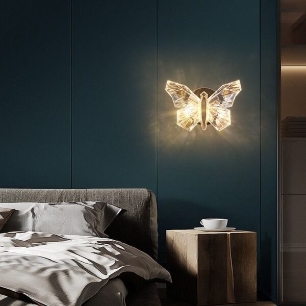 Butterfly Bedroom Decorative Lamp Wall Lamp