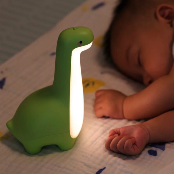 Dinosaur Night Light Cute Children's Night Light Eye Protection Bedside Timing Lamp USB Charging Room Decoration Children's Gift - Image 2