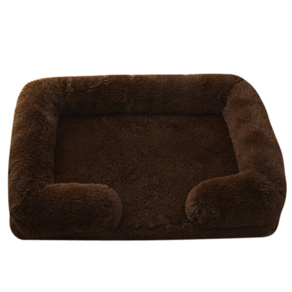 Plush Round Pet Bed Dog Bed Winter - Image 9