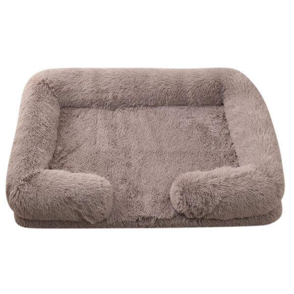 Plush Round Pet Bed Dog Bed Winter - Image 4