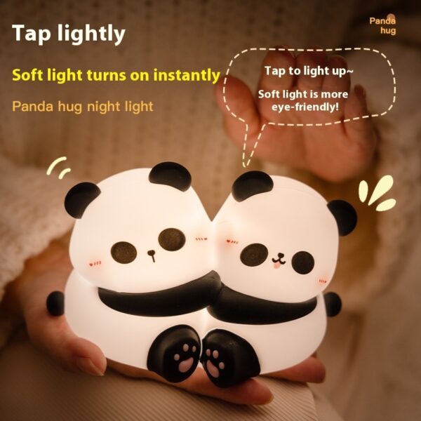 Panda Hug Small Night Lamp LED Desktop Decoration Night Light - Image 3