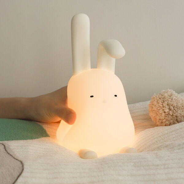 Cute Rabbit Mood Light Dimmable Led Soft Night Light For Baby Girlfriend Gift Children's Night Lights Kids Room Decor Led Lights - Image 2