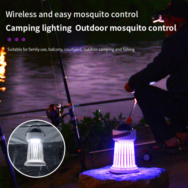 2 In 1 Electric Mosquito Killer Lamp Star Ceiling Projection Kill Mosquitoes For Outdoor And Indoor - Image 5