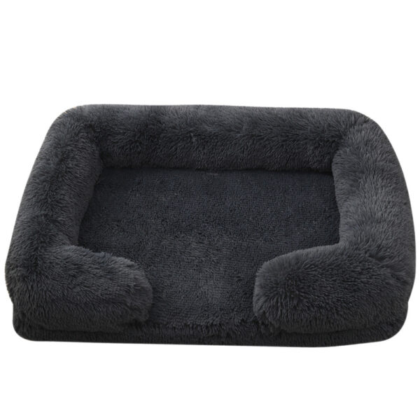 Plush Round Pet Bed Dog Bed Winter - Image 7