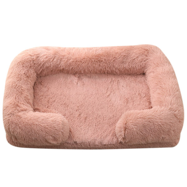 Plush Round Pet Bed Dog Bed Winter - Image 10