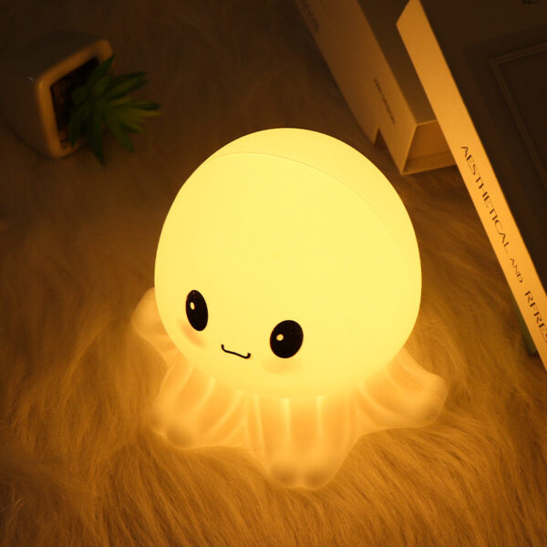 Cute Jellyfish Lamp Creative Octopus Silicone Sleeping Night Light - Image 2