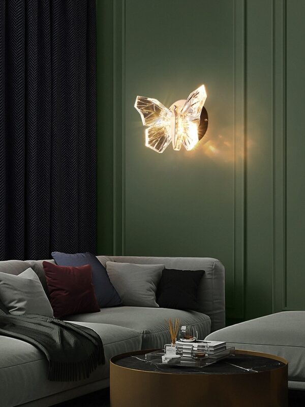 Butterfly Bedroom Decorative Lamp Wall Lamp - Image 3